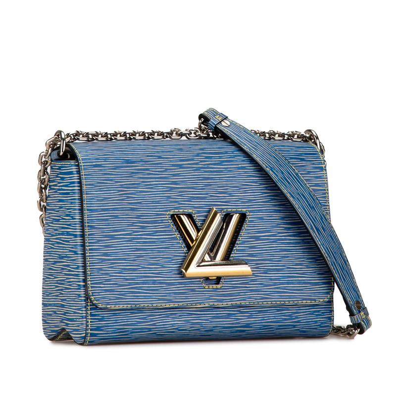 LOUIS VUITTON ルイ ヴィトン エピ デニム ツイストMM チェーン  