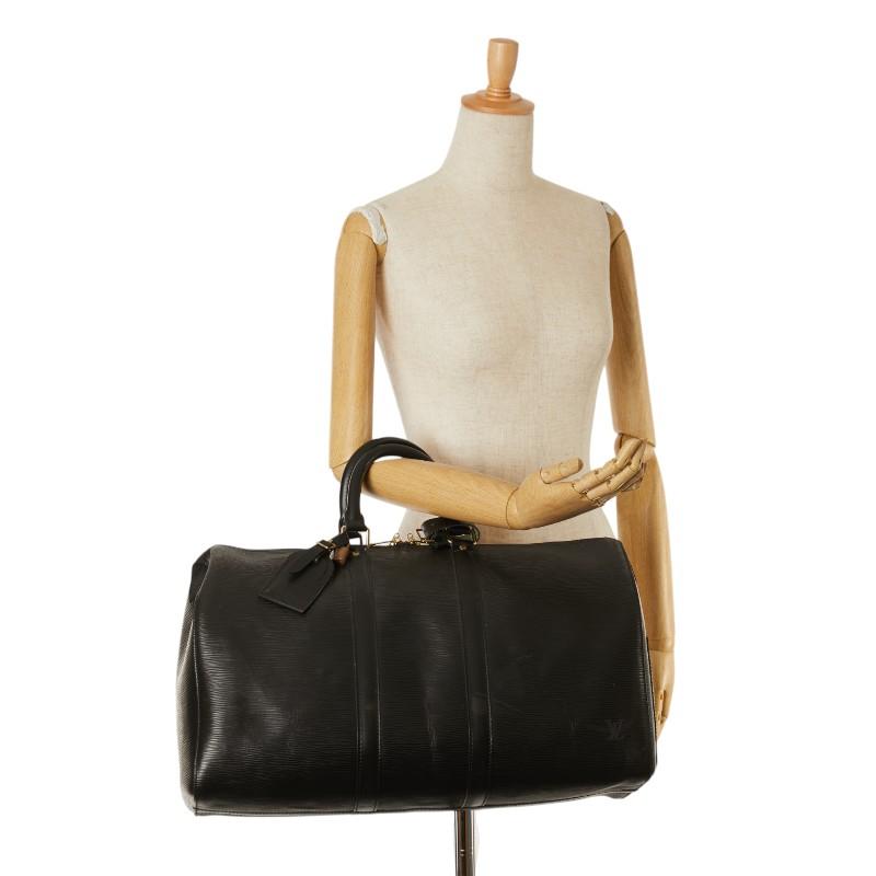 LOUIS VUITTON キーポル45 M42972 エピ ノワール LOUIS VUITTON ルイ ヴィトン エピ キーポル45 ボストンバッグ