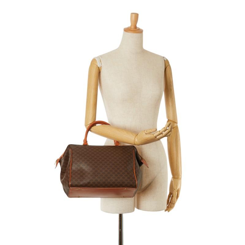 CELINE（セリーヌ） マカダム ハンドバッグ ミニボストンバッグ