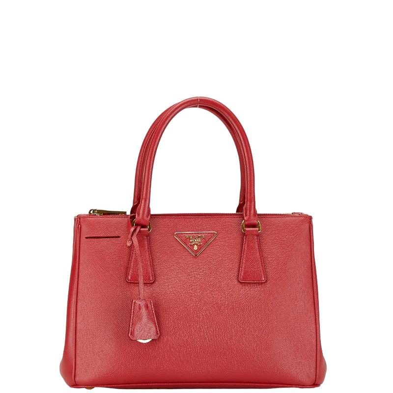 PRADA プラダ ロゴ ハンドバッグ ショルダーバッグ 2WAY レッド
