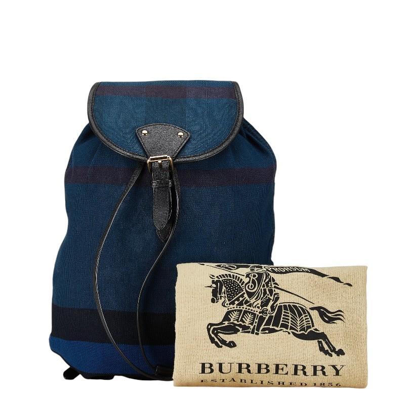 BURBERRY（バーバリー） チェック リュック バックパック ブルー