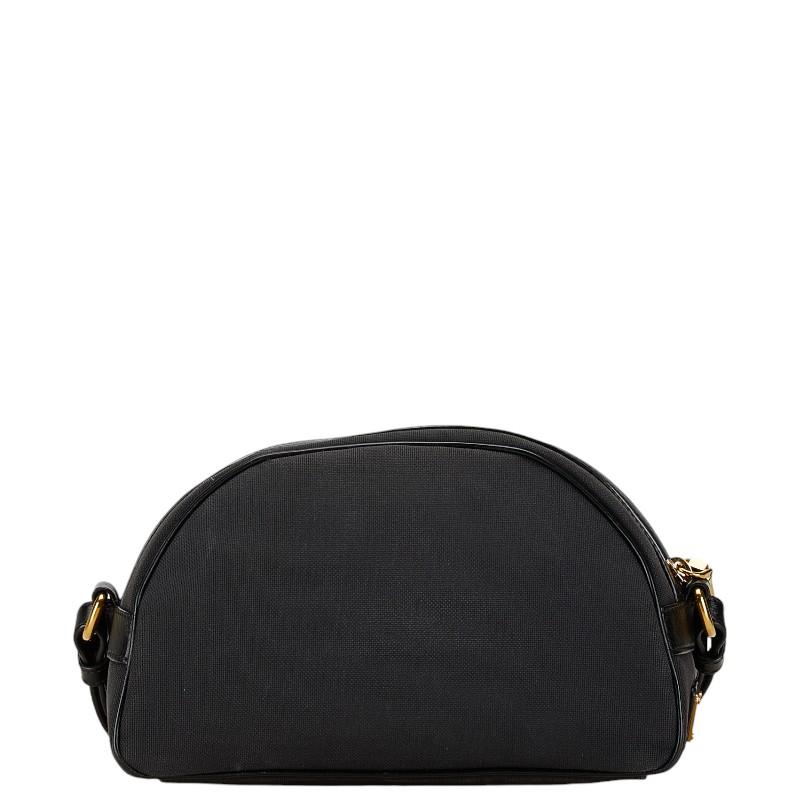 PRADA（プラダ） ロゴジャガード ショルダーバッグ ブラック