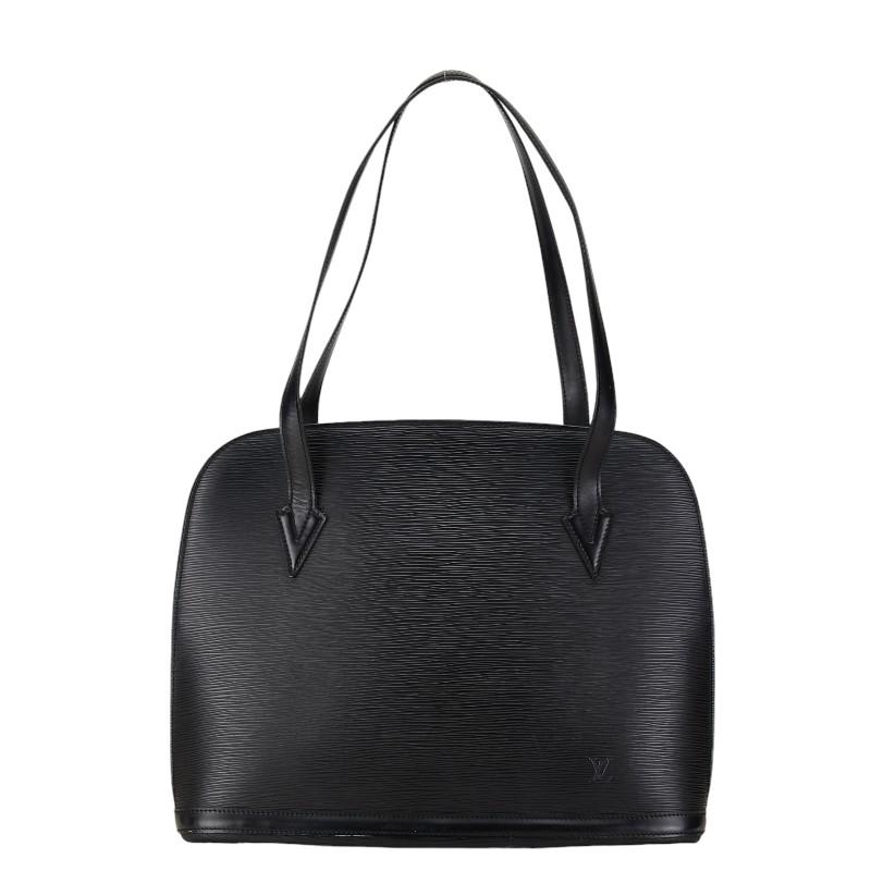 ルイ ヴィトン エピ リュサック ショルダーバッグ トートバッグ M52282 ノワール ブラック レザー レディース LOUIS VUITTON 【中古】 LOUIS VUITTON（ルイ・ヴィトン） ルイ ヴィトン エピ リュサック