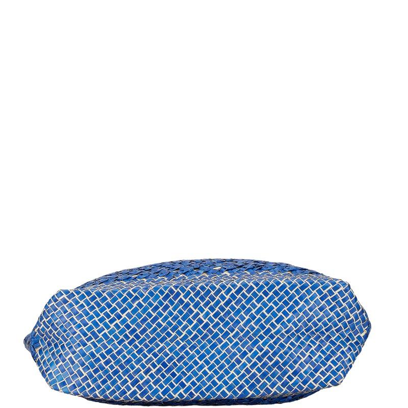 TORY BURCH トリーバーチ トートバッグ かごバッグ ブルー TORY BURCH トリーバーチ トートバッグ かごバッグ ブルー