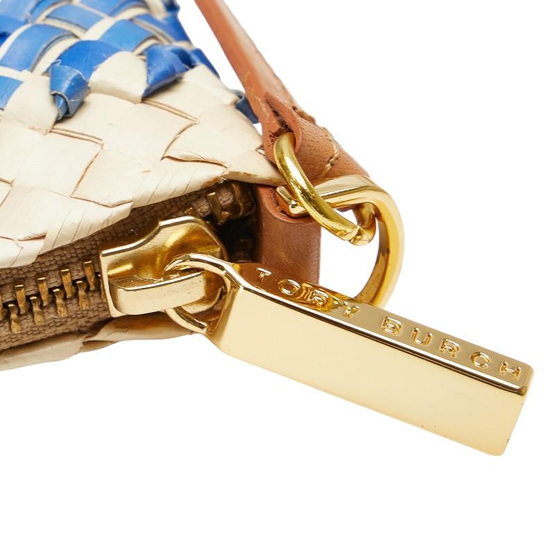 TORY BURCH トリーバーチ トートバッグ かごバッグ ブルー