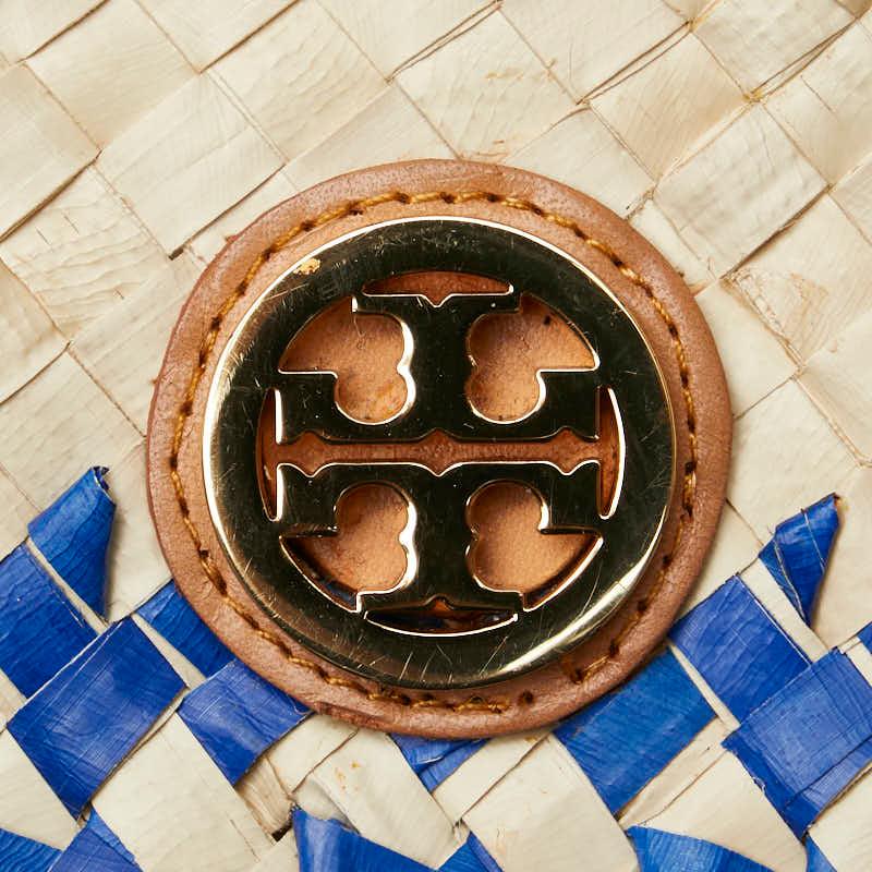 TORY BURCH トリーバーチ トートバッグ かごバッグ ブルー