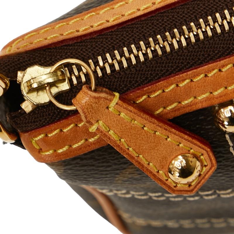 LOUIS VUITTON ルイ ヴィトン モノグラム リヴェット ポシェット