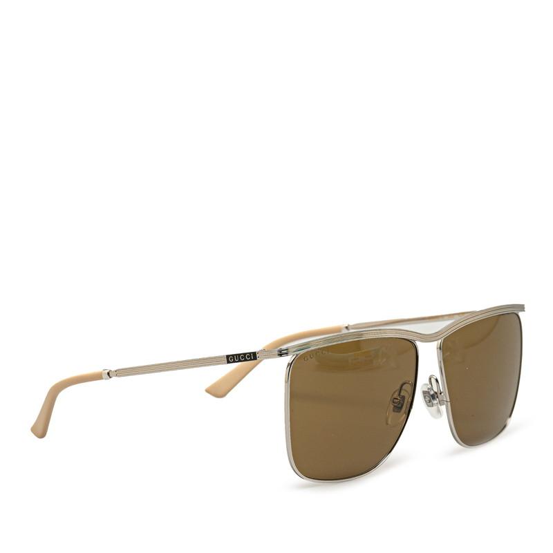 GUCCI グッチ ティアドロップ UVカット サングラス GG0821S 002 GUCCI グッチ ティアドロップ UVカット サングラス GG0821S 002