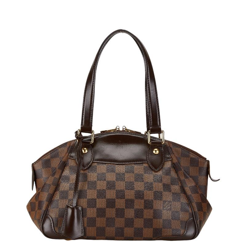 ルイ ヴィトン ダミエ ヴェローナPM ハンドバッグ N41117 ブラウン PVC レザー レディース LOUIS VUITTON 【中古】 LOUIS VUITTON（ルイ・ヴィトン） ルイ ヴィトン ダミエ ヴェローナPM