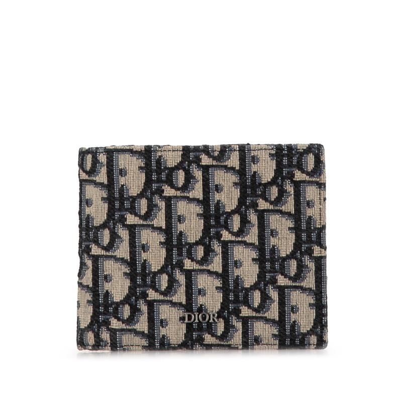 Dior 二つ折り財布 ベージュ/ブラック Dior 二つ折り財布 ベージュ