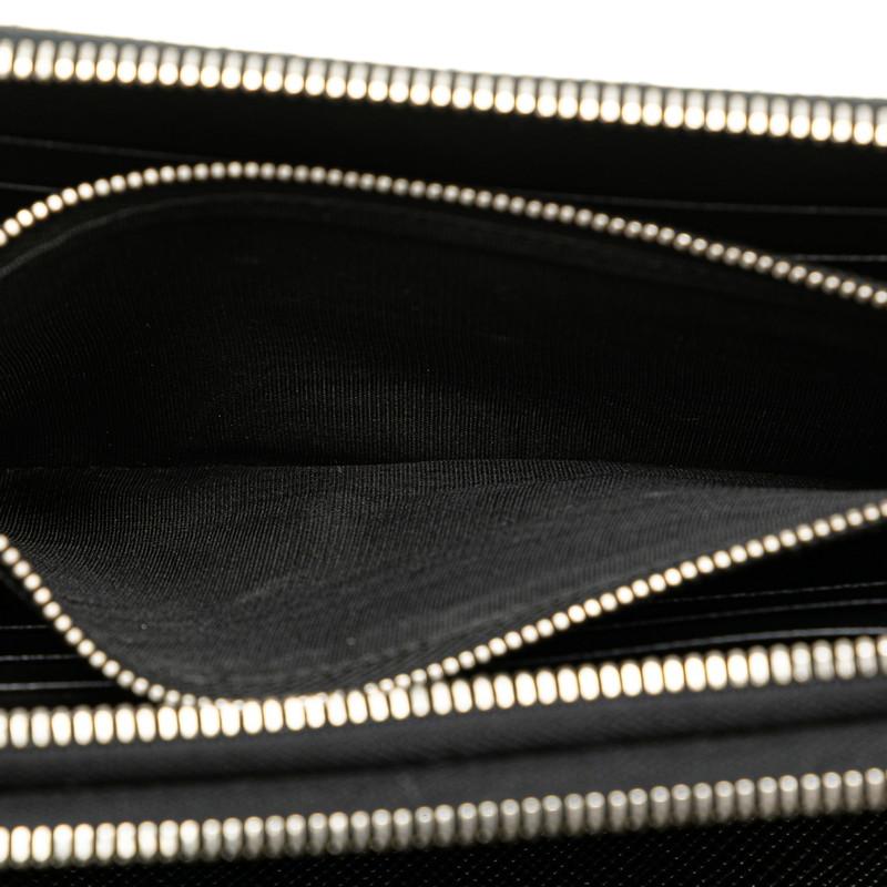 PRADA プラダ ダブルジップ オーガナイザー 長財布 ブラック PRADA プラダ ダブルジップ オーガナイザー 長財布 ブラック