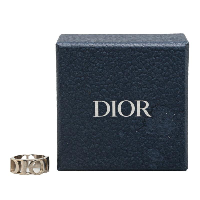 ディオール ロゴ リング 指輪 #58 シルバー メタル メンズ Dior ディオール ロゴ リング 指輪 #58 シルバー メタル メンズ Dior