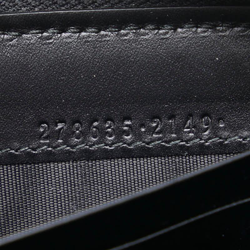 GUCCI（グッチ） マイクログッチシマ ラウンドファスナー 長財布