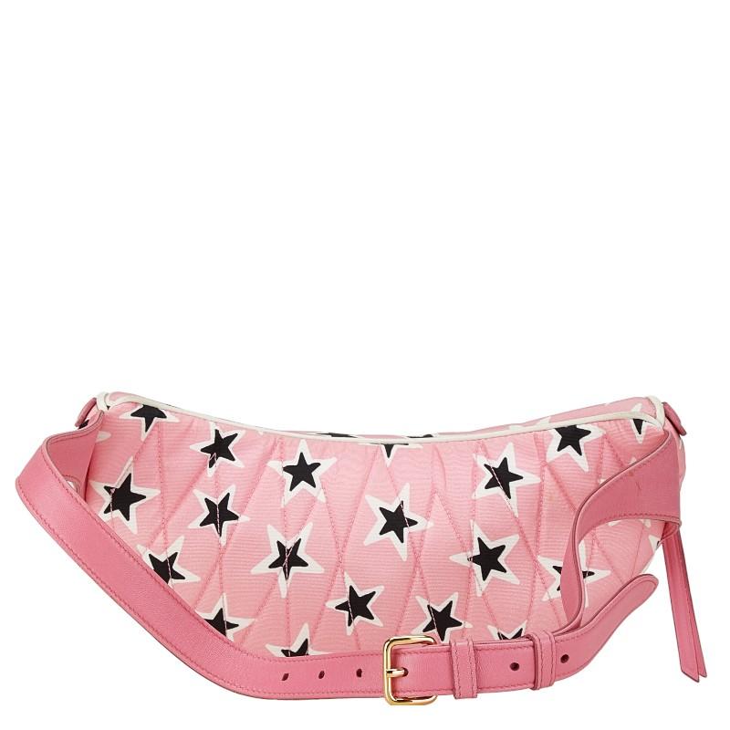 miu miu（ミュウミュウ） 星 スター モチーフ ウエストバッグ ボディ