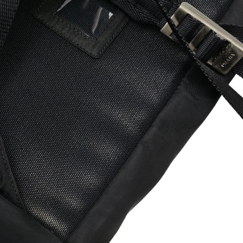 PRADA（プラダ） 三角ロゴプレート リュック バックパック ブラック