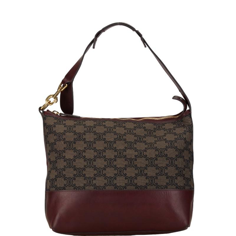CELINE（セリーヌ） マカダム ワンショルダーバッグ ハンドバッグ
