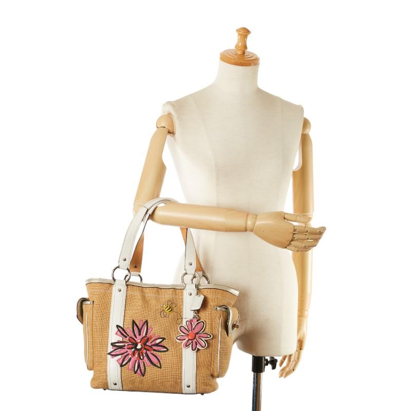 COACH コーチ 花柄 総柄 ハンドバッグ トートバッグ 9447