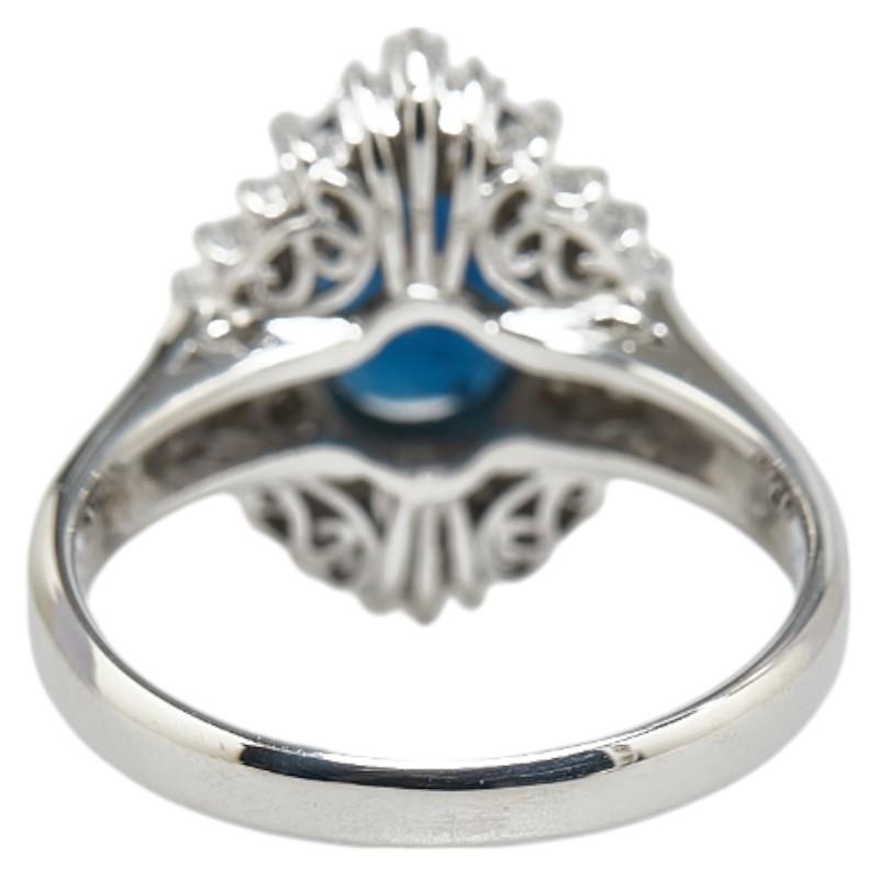 Pt900 プラチナ サファイア2.25ct ダイヤ0.56ct リング 指輪 