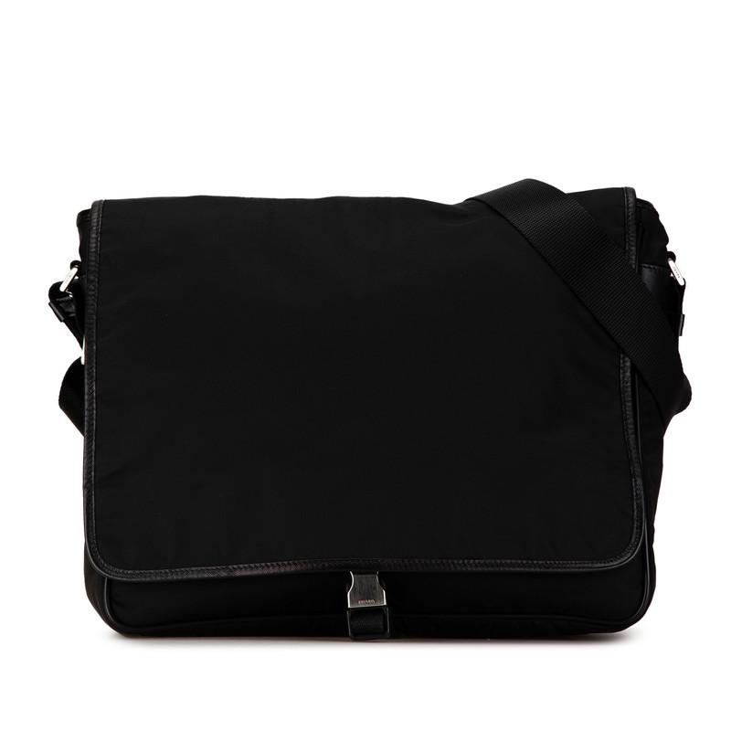 プラダ　ナイロン　三角ロゴ　ショルダーバッグ　ブラック PRADA プラダ 三角ロゴプレート サコッシュ ショルダーバッグ