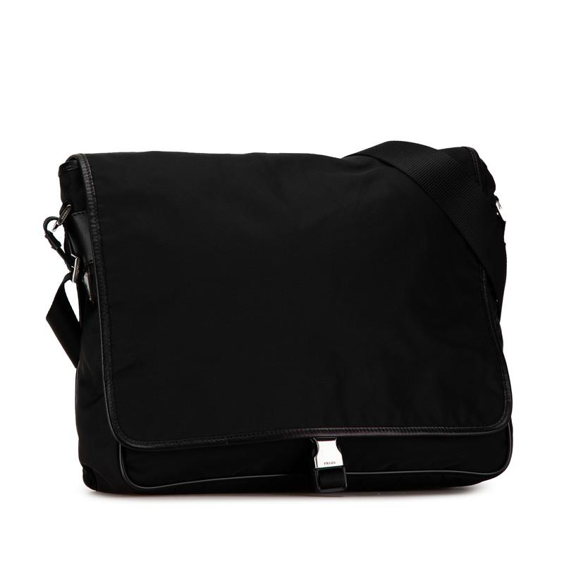 PRADA プラダ 三角ロゴプレート 斜め掛け ショルダーバッグ V158