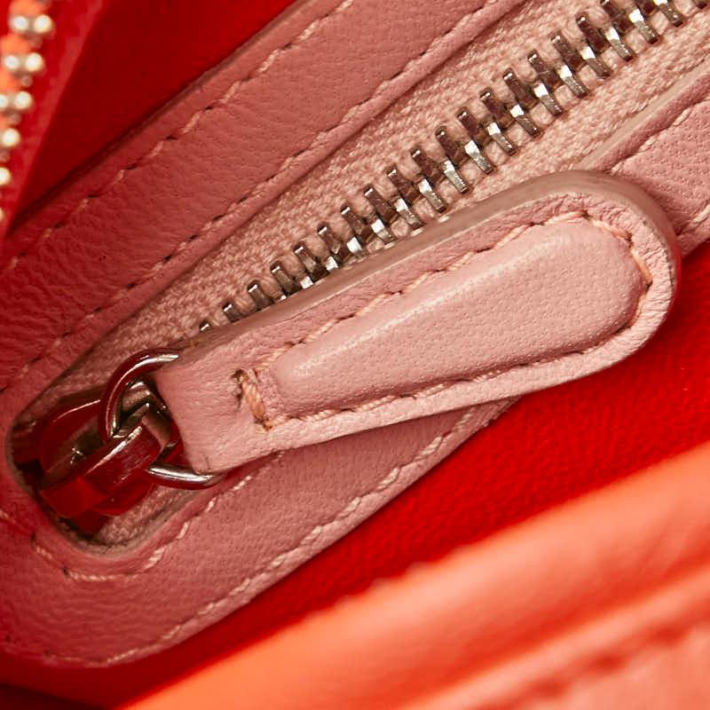 ディオール Dior カナージュ ロゴ 2WAYバッグ クラッチバッグ カバン 斜め掛け チェーンバッグ ショルダーバッグ レザー ピンク Dior ディオール レディディオール カナージュ ショルダーバッグ