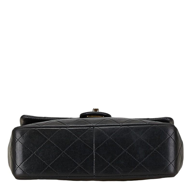 シャネル CHANEL ラムスキン ミニマトラッセ フラップライン ストレート ショルダーバッグ A01163 CHANEL - シャネル CHANEL ラムスキン ミニマトラッセ フラップライン