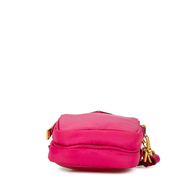 PRADA プラダ 三角ロゴプレート ミニ ショルダーバッグ 1N1860 ピンク 