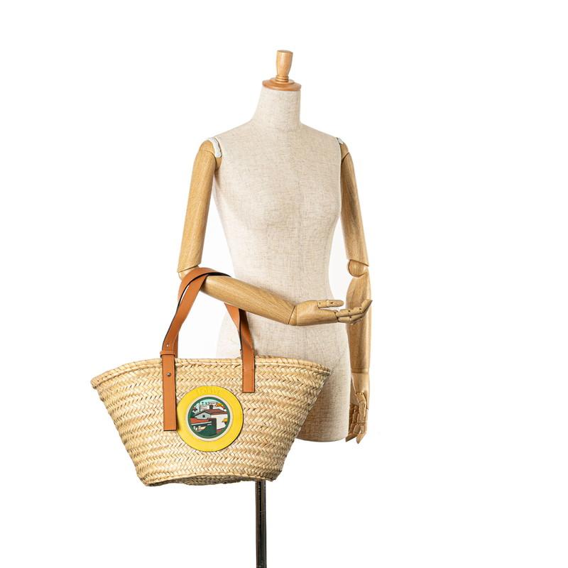LOEWE（ロエベ） バスケットミディアム トートバッグ ショルダーバッグ