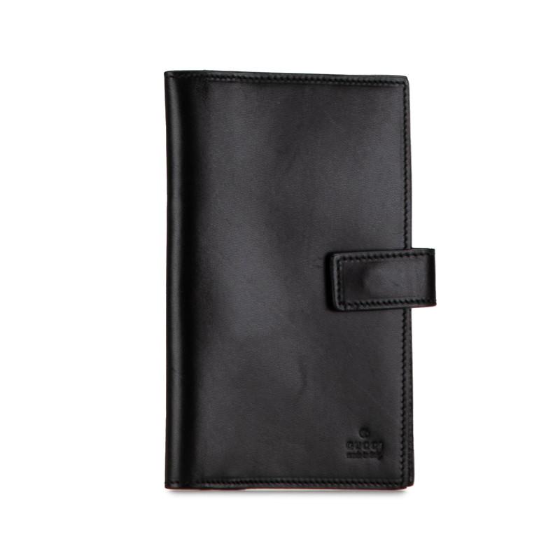 GUCCI グッチ 手帳カバー 031 0416 1023 ブラック レザー レディース 