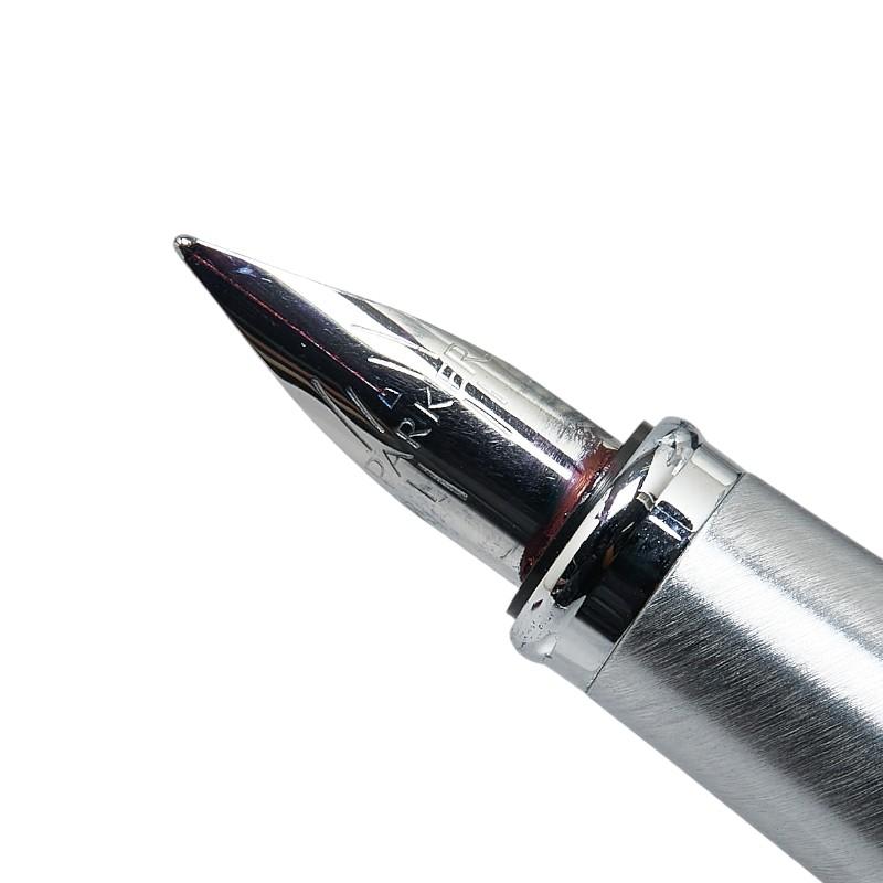 PARKER（パーカー） ロゴ 万年筆 レッド ステンレススチール
