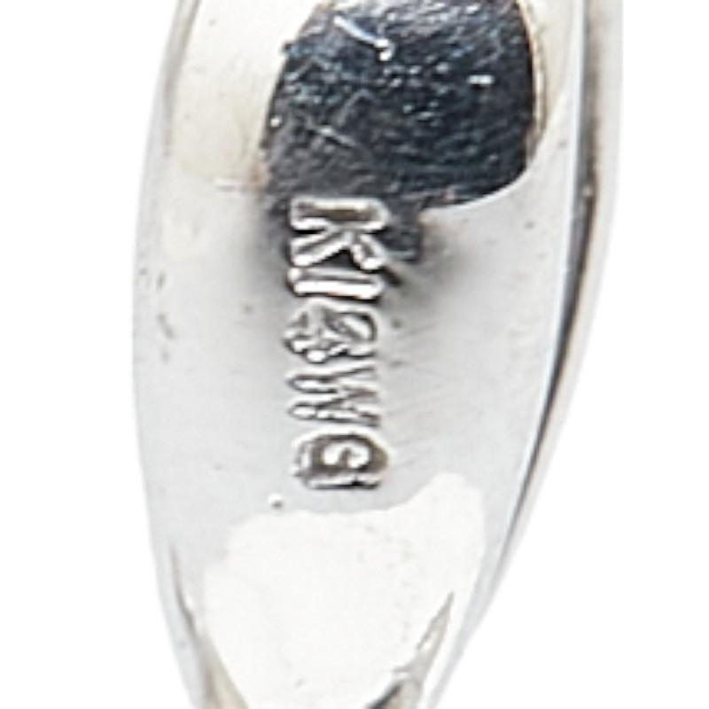 K14WG ホワイトゴールド ダイヤ0.05ct フラワー スター モチーフ
