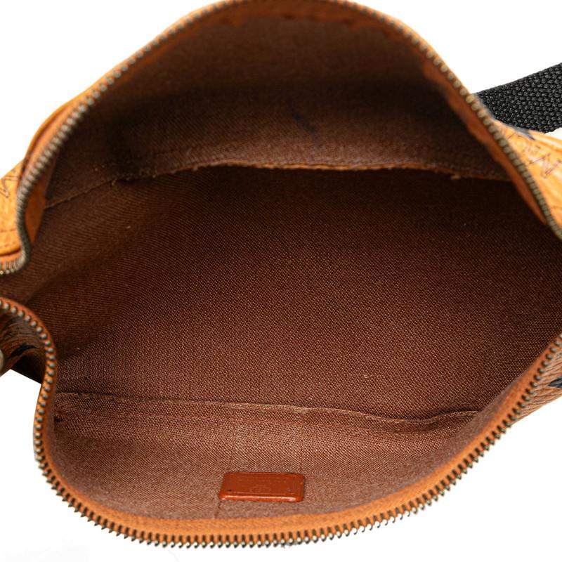 良品　エムシーエム　ヴィセトス　レザー　ウエストポーチ　ブラウン系 MCM（エムシーエム） エム シー エム ヴィセトス ロゴグラム ボディ