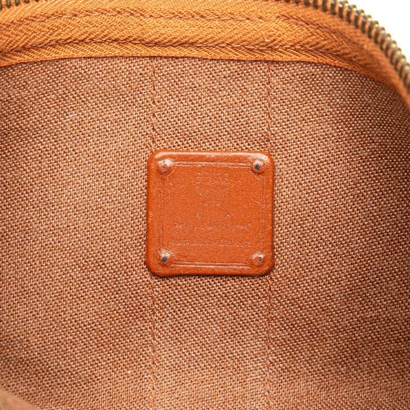 良品　エムシーエム　ヴィセトス　レザー　ウエストポーチ　ブラウン系 MCM（エムシーエム）の「〈クラシック〉N/S クロスボディバッグ