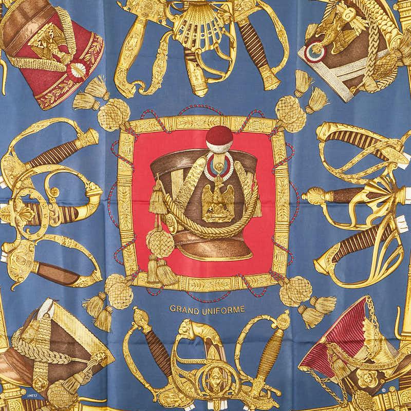 HERMES エルメス カレ90 GRAND UNIFORME グランユニフォーム スカーフ  