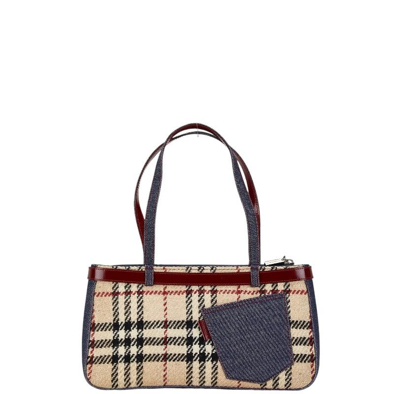 BURBERRY（バーバリー） ノバチェック ハンドバッグ ベージュ マルチ 