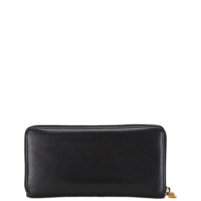 サンローラン ラウンドファスナー 長財布 ブラック 529899 美品 オーガナイザー レザー 中古 SAINT LAURENT PARIS YSL 黒 ファスナー ロング ウォレット 小銭入れ有 ロゴ金具 メンズ レディース 定番 人気 SAINT LAURENT 【SAINT PARIS】サンローラン パリ YSL クロコ型押し