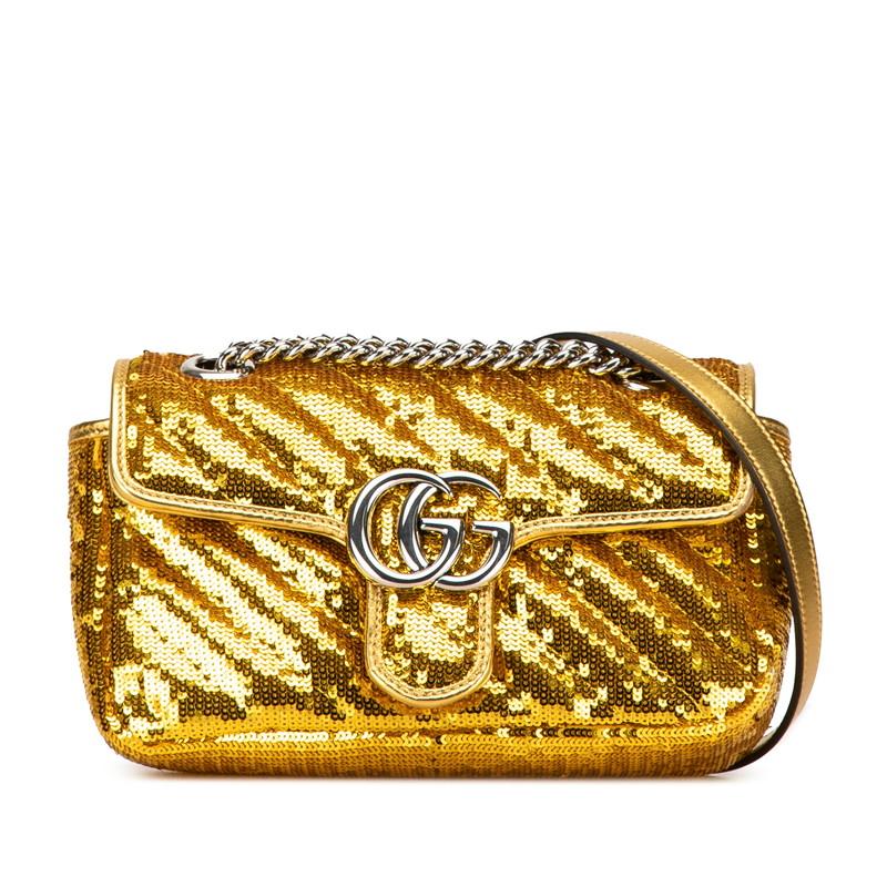 GUCCI（グッチ） GGマーモント チェーン ショルダーバッグ 446744