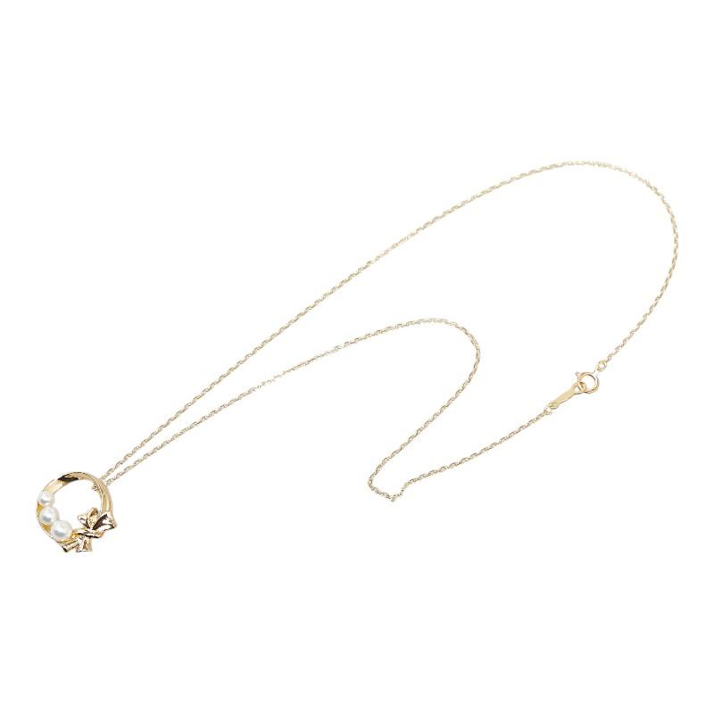 MIKIMOTO ミキモト K18YG イエローゴールド アコヤパール3.4 MIKIMOTO ミキモト K18YG イエローゴールド アコヤパール3.4