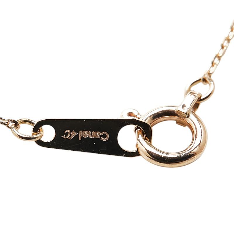 カナルヨンドシー K10PG ピンクゴールド ペリドット ダイヤ ペンダント 