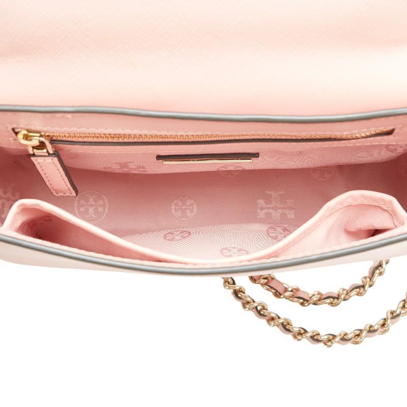 ✨美品✨トリーバーチ　ショルダーバッグ キルティング　ウォレット　レザー　ピンク TORY BURCH（トリーバーチ） ショルダーバッグ キラ ピンク レディース