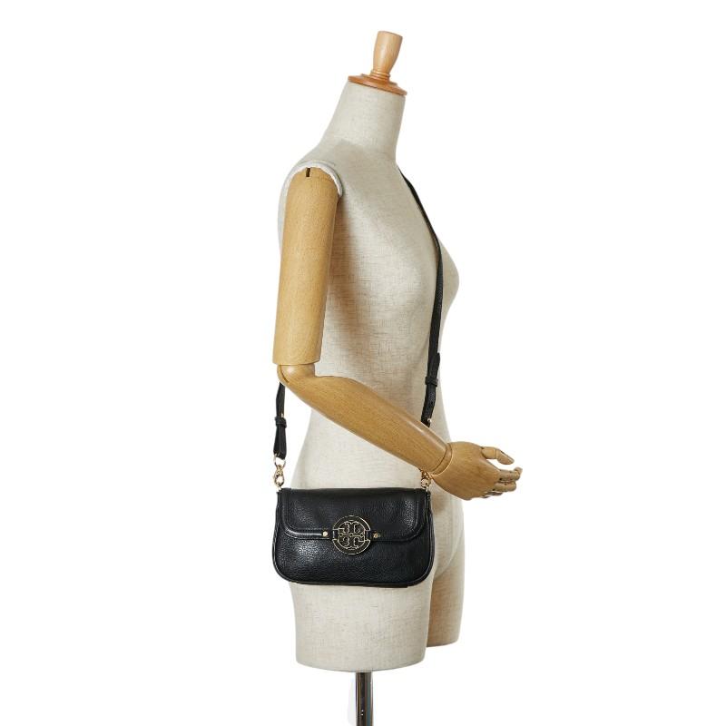 TORY BURCH トリーバーチ ショルダーバッグ ブラック レザー TORY BURCH トリーバーチ ショルダーバッグ ブラック レザー