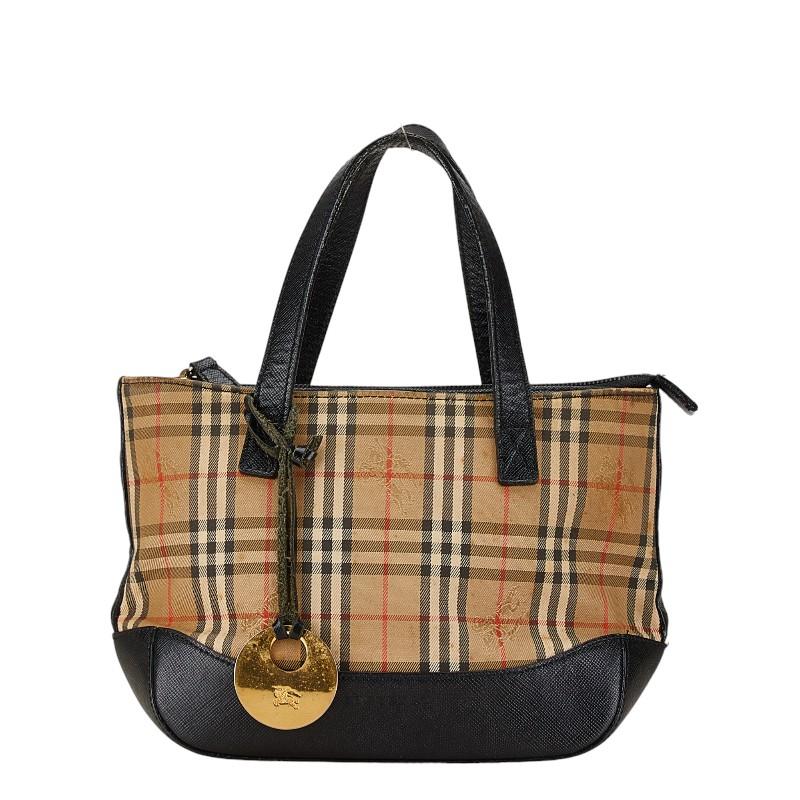 ✨BURBERRY✨バーバリー✨ノバチェック✨シャドーボース✨トートバッグ✨ BURBERY トートバッグ キャンバス ノバチェック シャドーホース