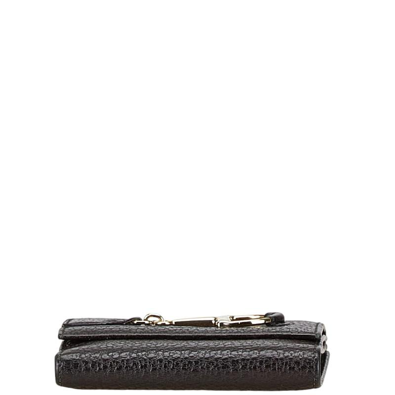 GUCCI（グッチ） ホースビット Wホック 二つ折り財布 138029 ブラック