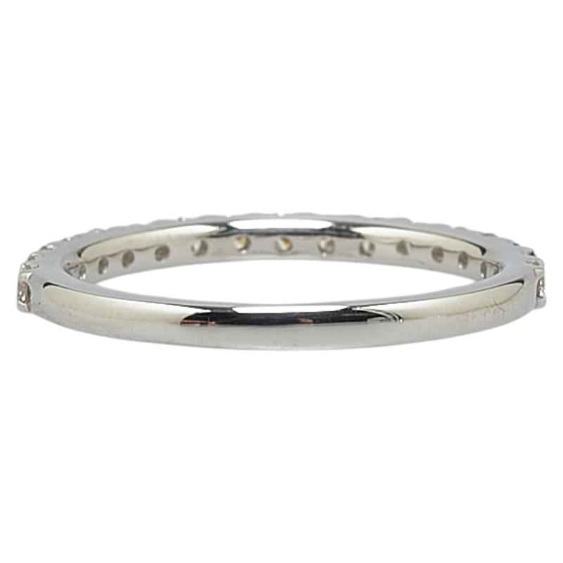 Pt900 プラチナ ダイヤ0.30ct ハーフエタニティ リング 指輪  