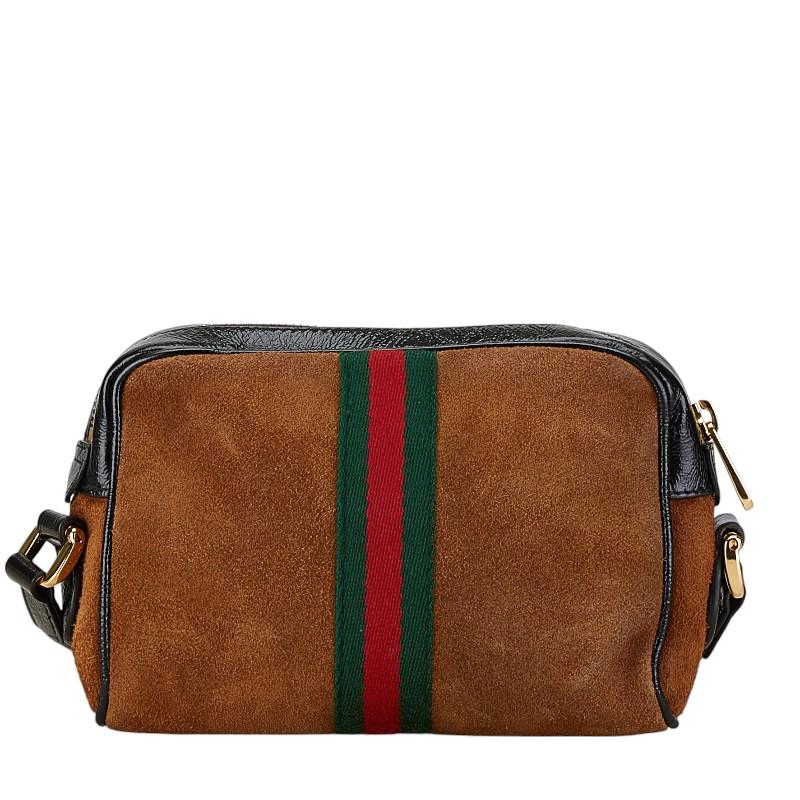 GUCCI ブラウン　ナイロン ショルダーバッグ グッチ GUCCI ショルダーバッグ （ブラウン） -ファッション通販