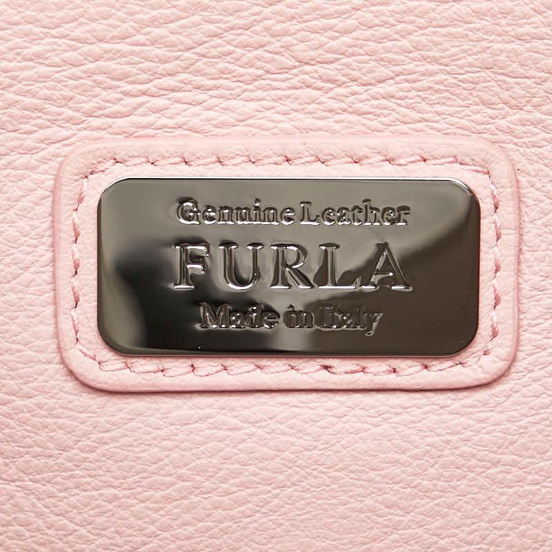 FURLA フルラ ハンドバッグ チェーンショルダーバッグ ピンク レザー