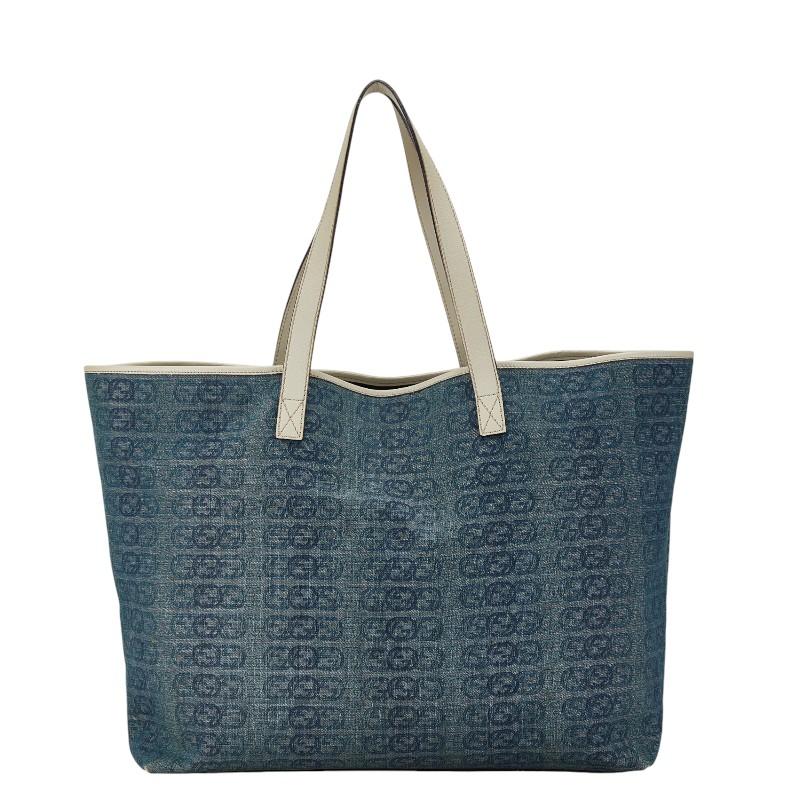 GUCCI グッチ GGデニム トートバッグ ショルダーバッグ 257245 ブルー 