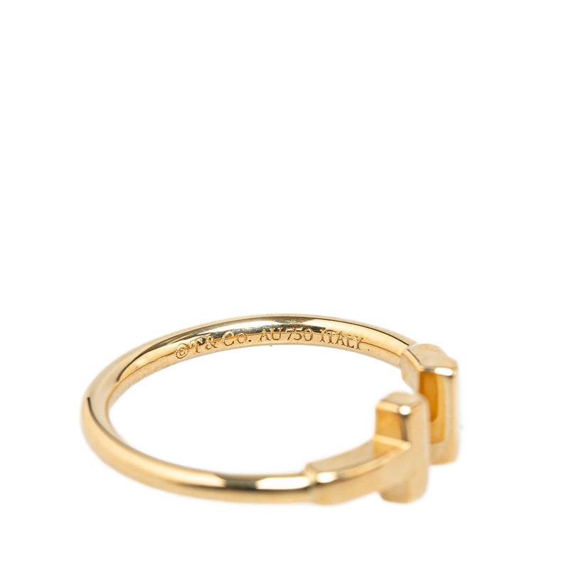 TIFFANY&Co.（ティファニー） Tワイヤー リング 指輪 K18YG イエロー