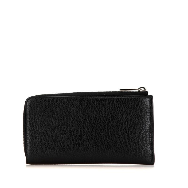 GUCCI グッチ L字ファスナー 長財布 574745 ブラック シルバー GUCCI グッチ L字ファスナー 長財布 574745 ブラック シルバー