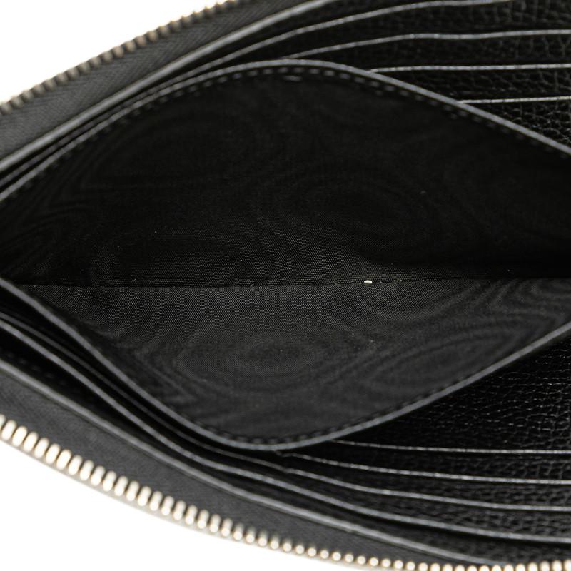 GUCCI（グッチ） L字ファスナー 長財布 574745 ブラック シルバー